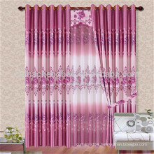 Hotsale design printed window curtain with grommet